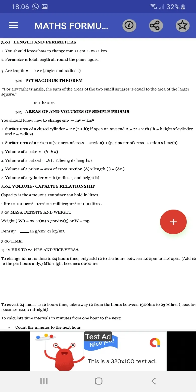 Mathematics formula: f1 - f4 | Indus Appstore | Screenshot