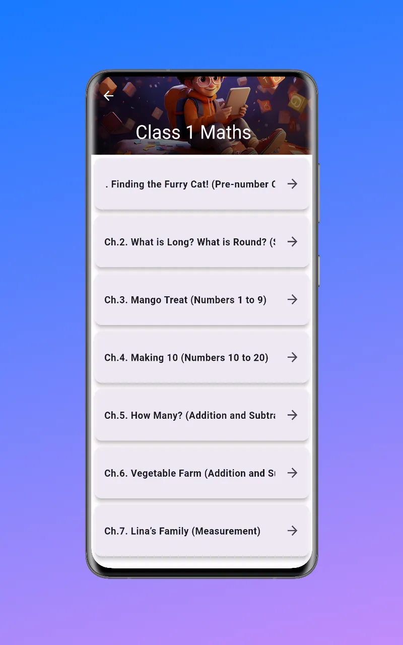 Class 1 Maths Joyful Solutions | Indus Appstore | Screenshot