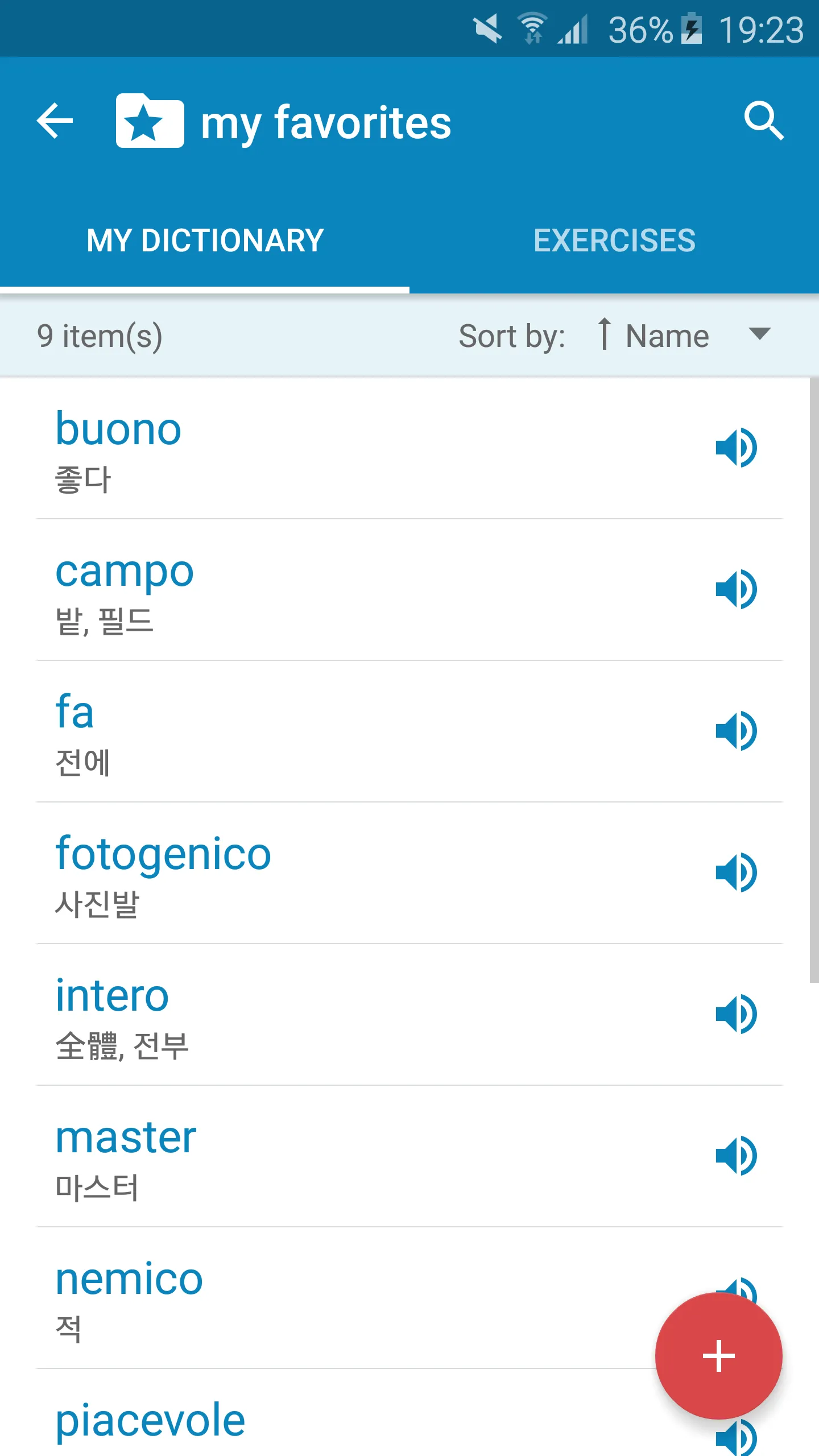 Italian-Korean Dictionary | Indus Appstore | Screenshot