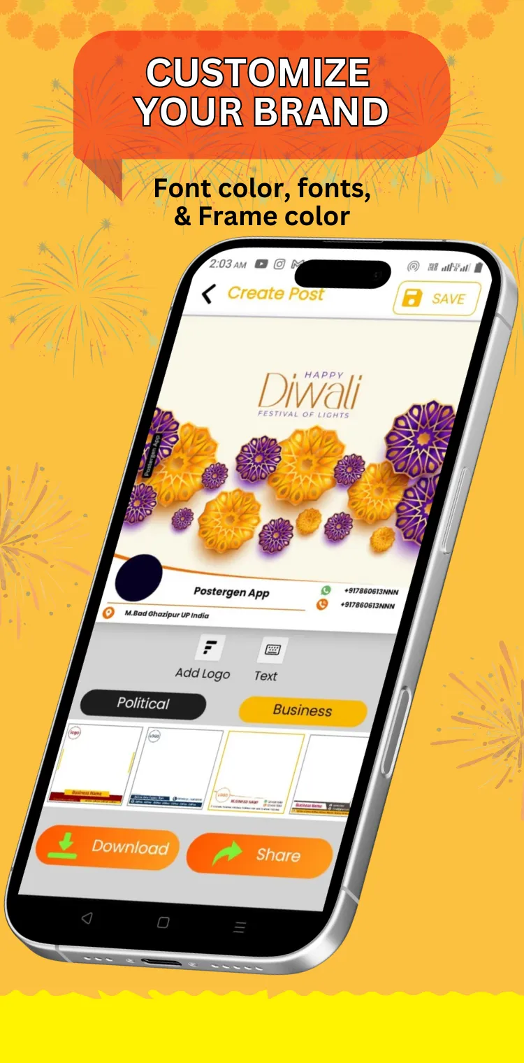 Political Poster Banner Maker | Indus Appstore | Screenshot