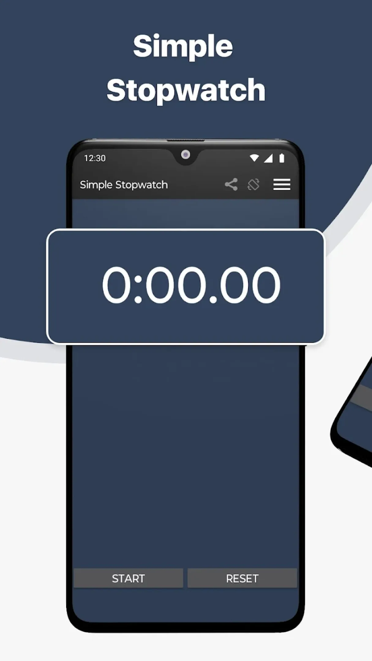 Simple Stopwatch | Indus Appstore | Screenshot