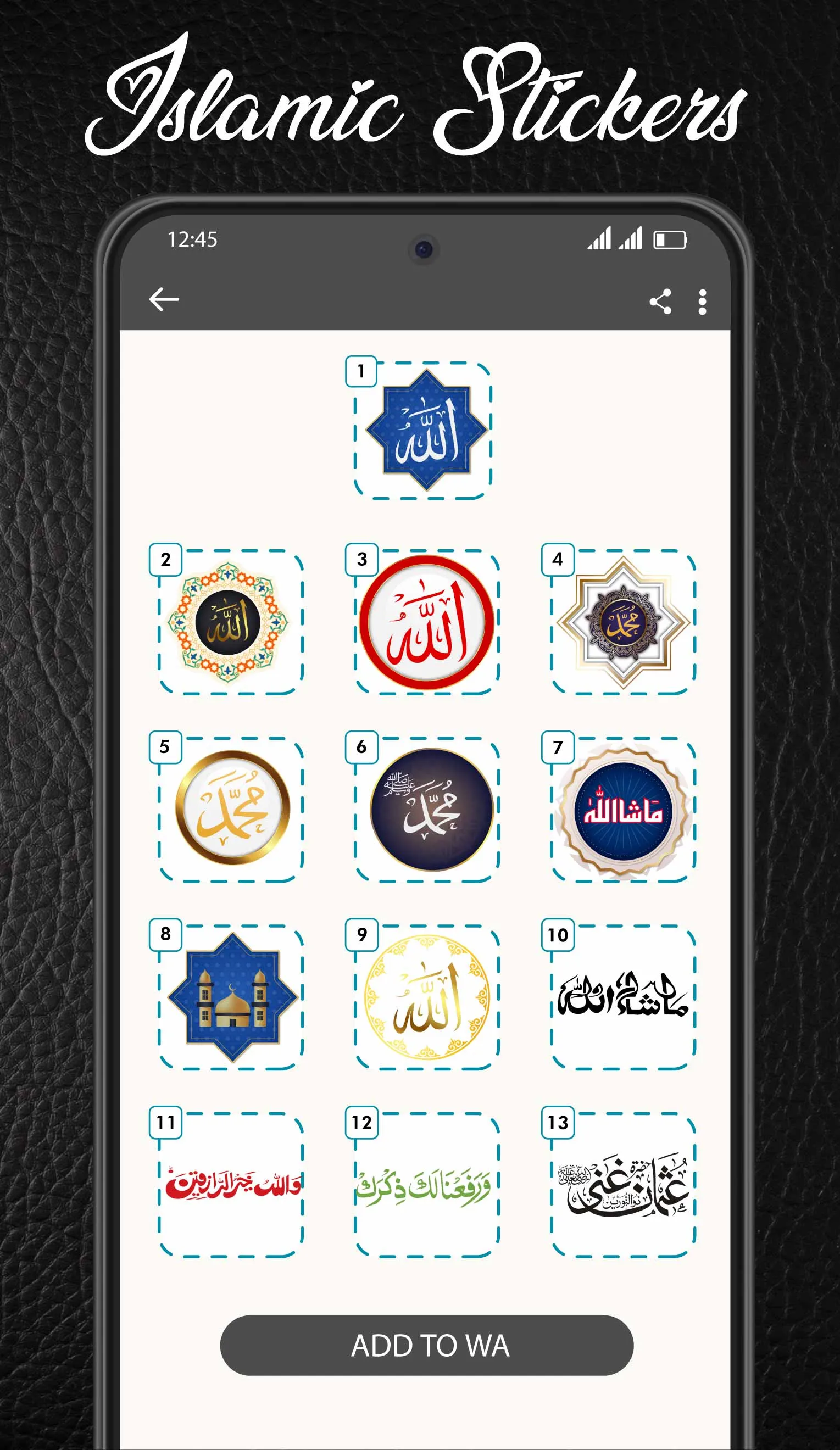 Islamic Stickers - WASticker | Indus Appstore | Screenshot