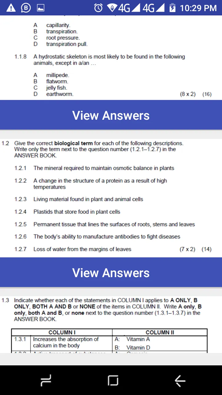 Grade 10 Life Sciences | Indus Appstore | Screenshot