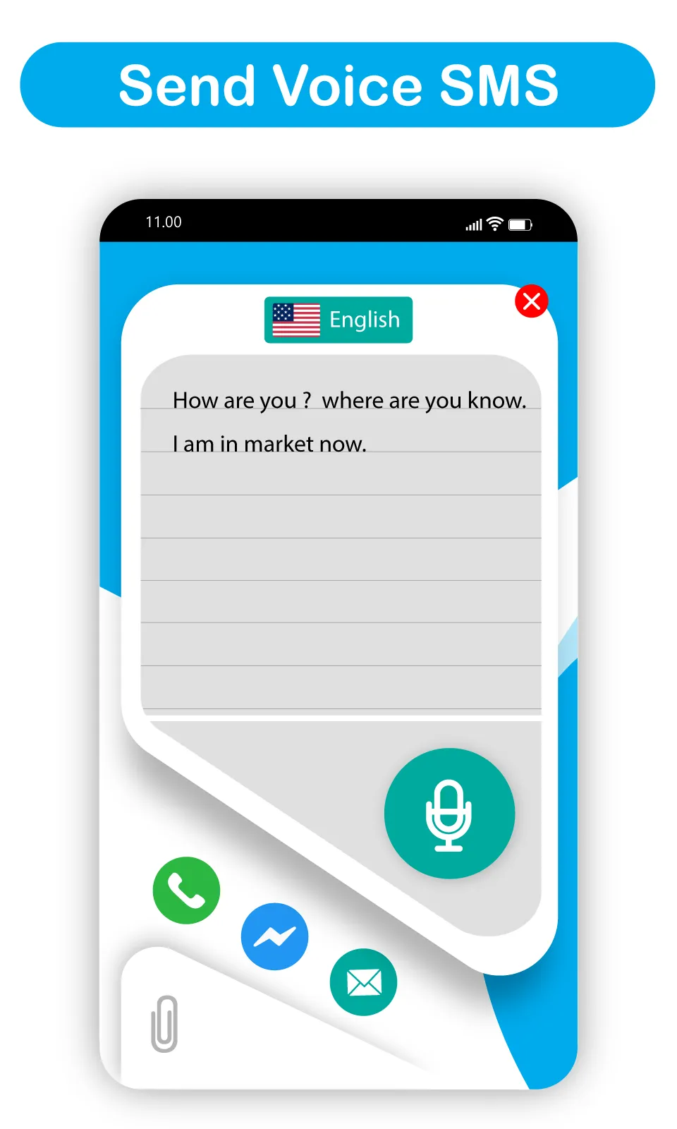 SMS by Voice: Translator App | Indus Appstore | Screenshot