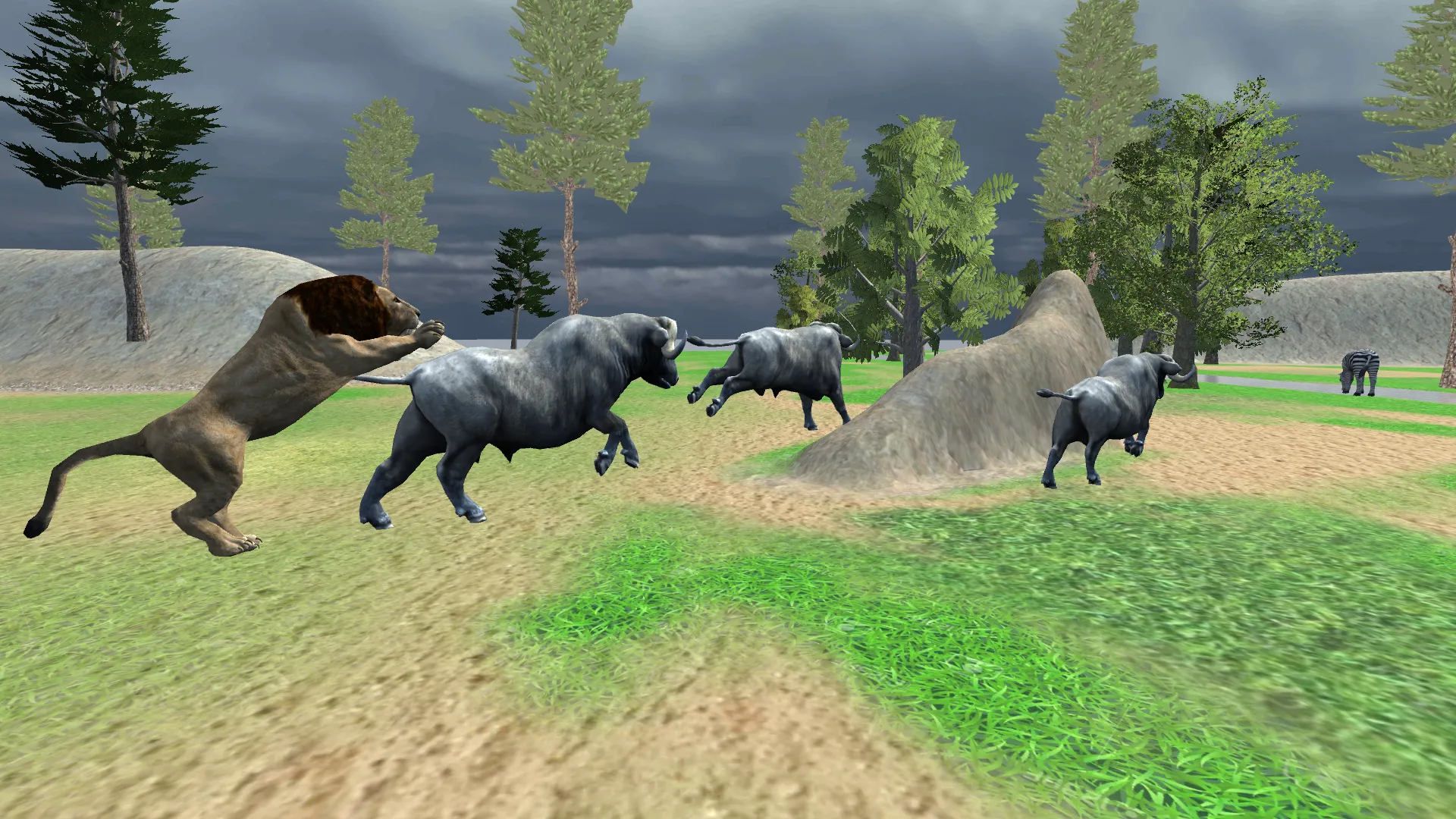 Angry Lion Attack Simulator 3D | Indus Appstore | Screenshot