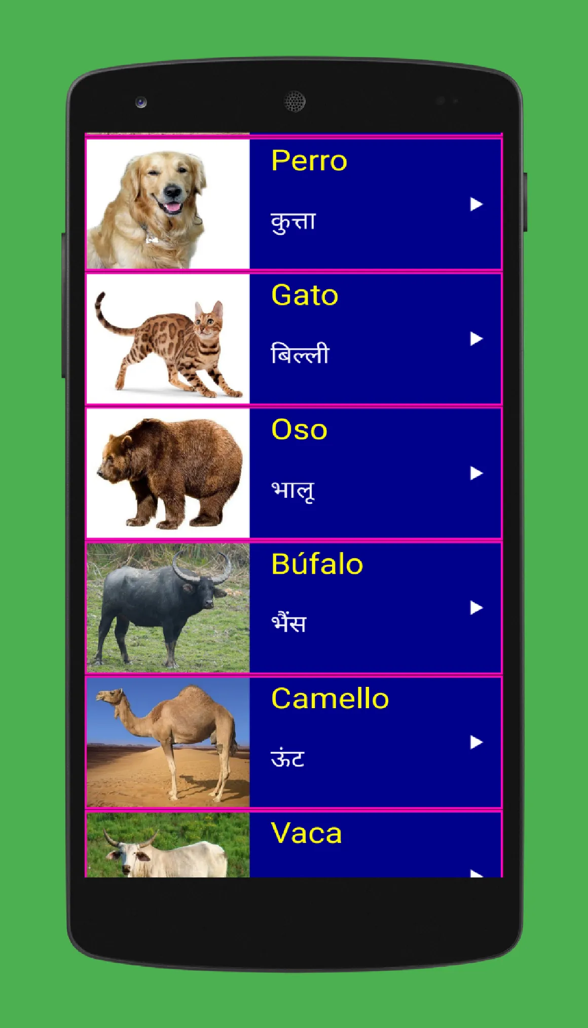 Learn Spanish From Hindi | Indus Appstore | Screenshot