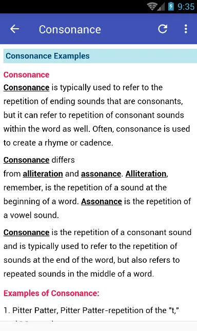 Literary Terms | Indus Appstore | Screenshot