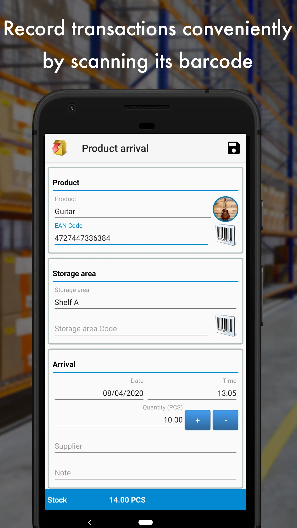 Storage Manager: Stock Tracker | Indus Appstore | Screenshot