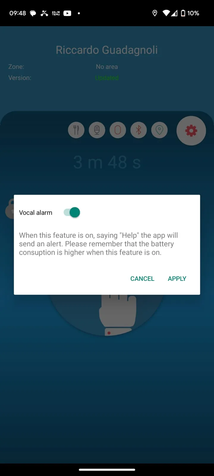 aGesic - GPS Man-Down Alarm | Indus Appstore | Screenshot