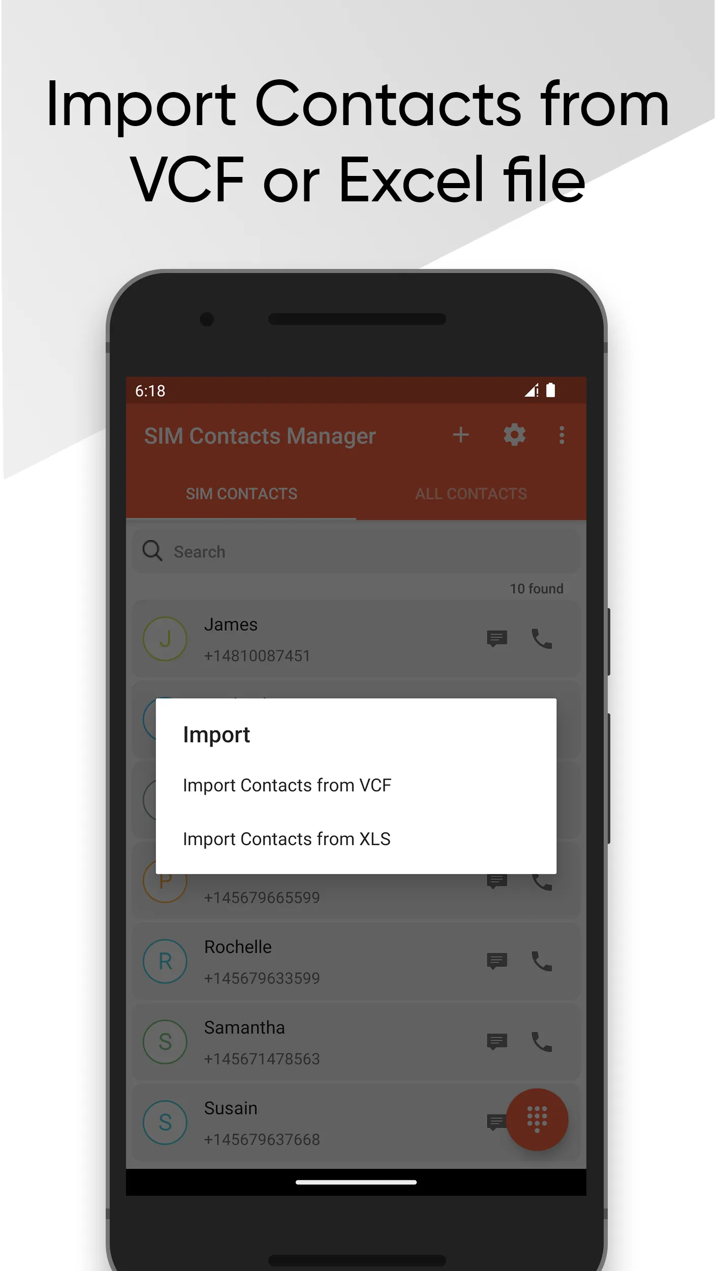 SIM Contacts Manager | Indus Appstore | Screenshot