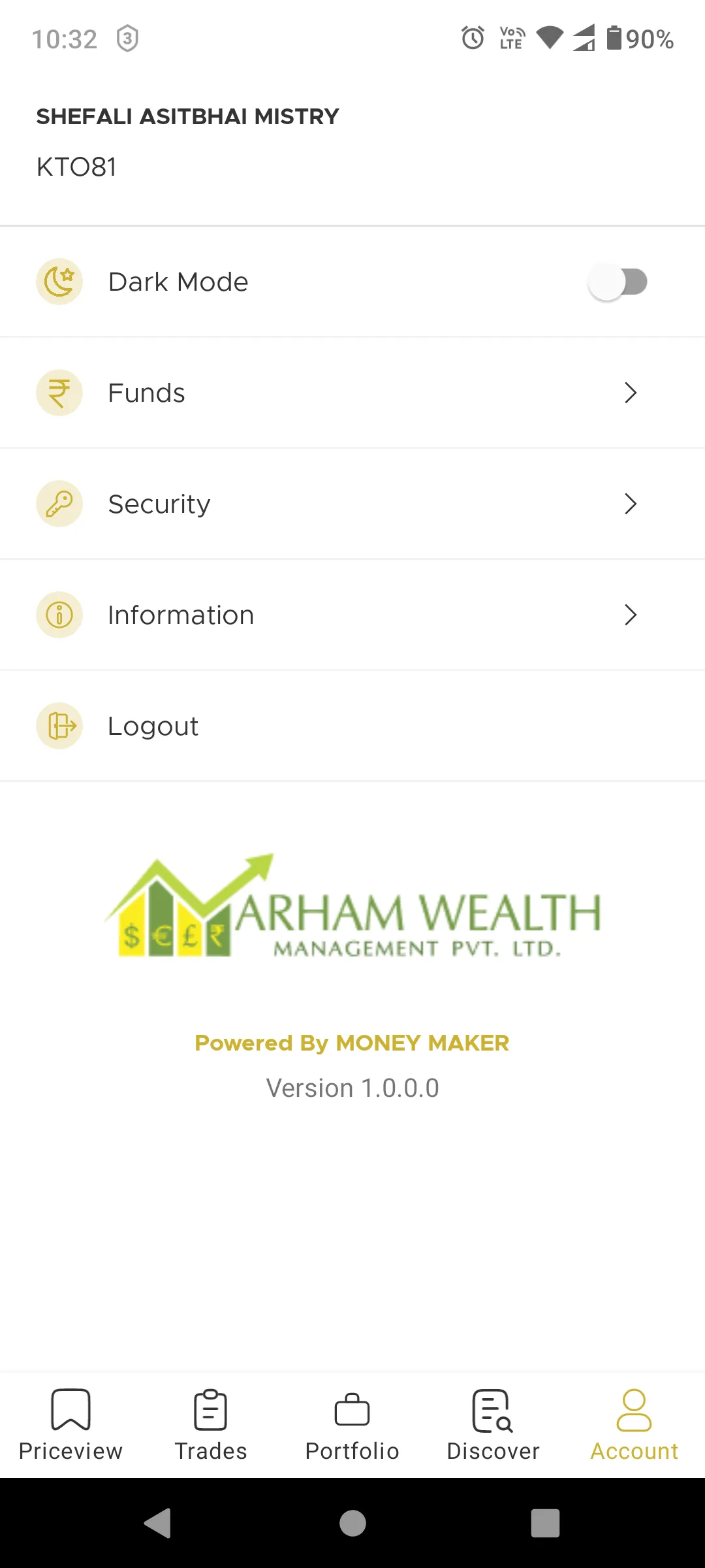 Arham Wealth | Indus Appstore | Screenshot