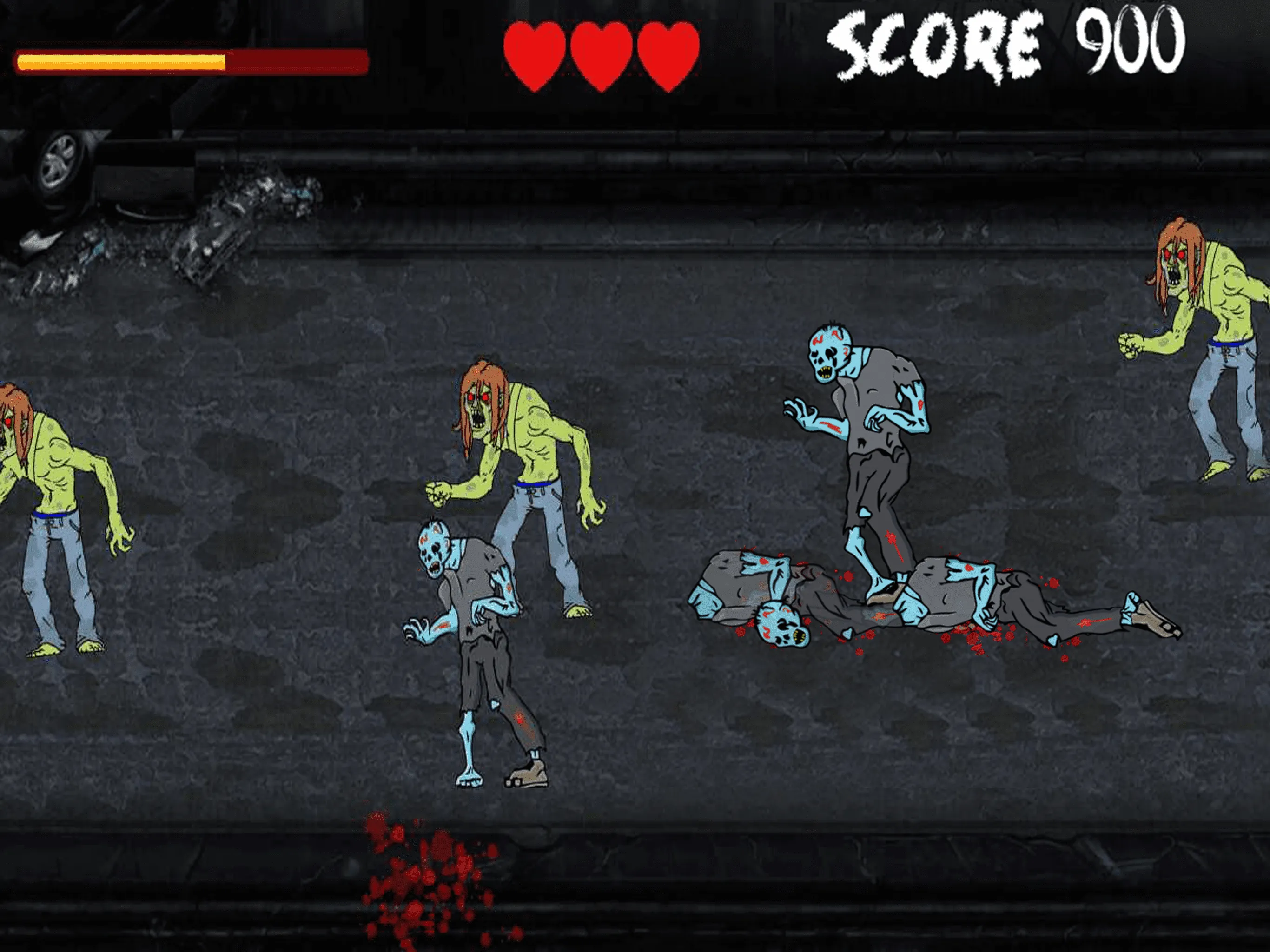 Zombie Smasher Highway Attack! | Indus Appstore | Screenshot