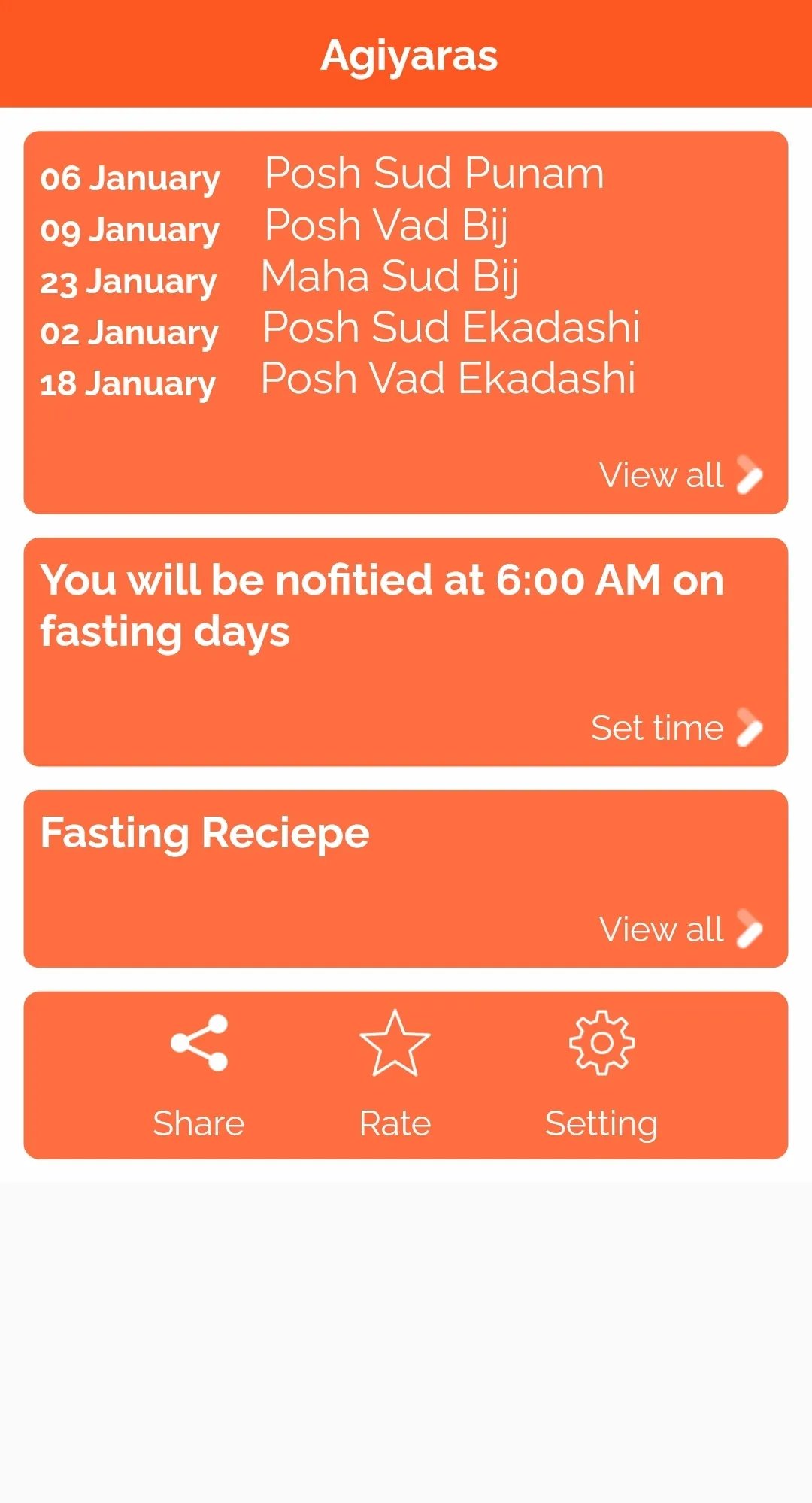 Agiyaras-Ekadashi Reminder | Indus Appstore | Screenshot