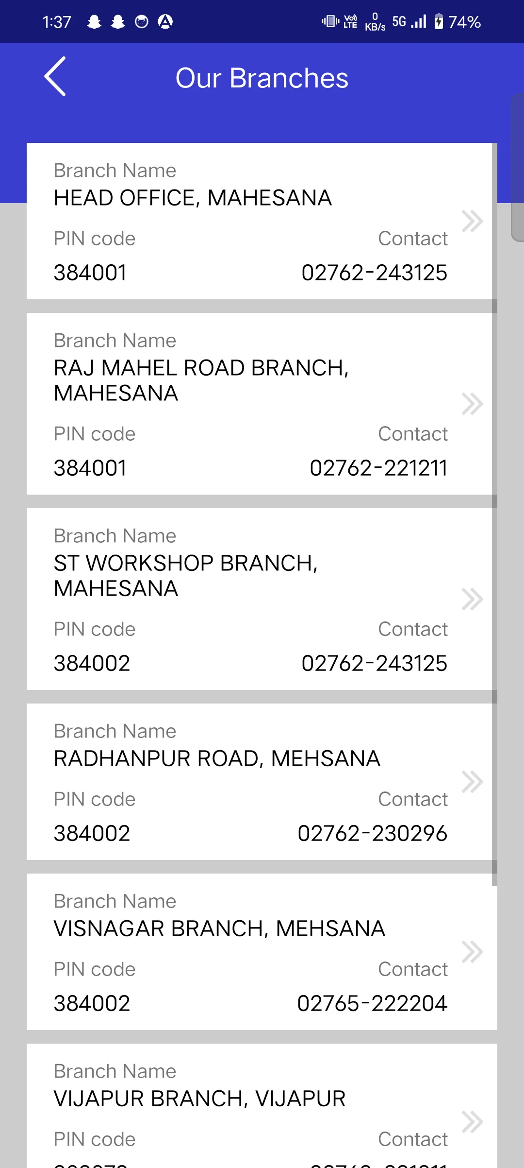 Mehsana Bank | Indus Appstore | Screenshot
