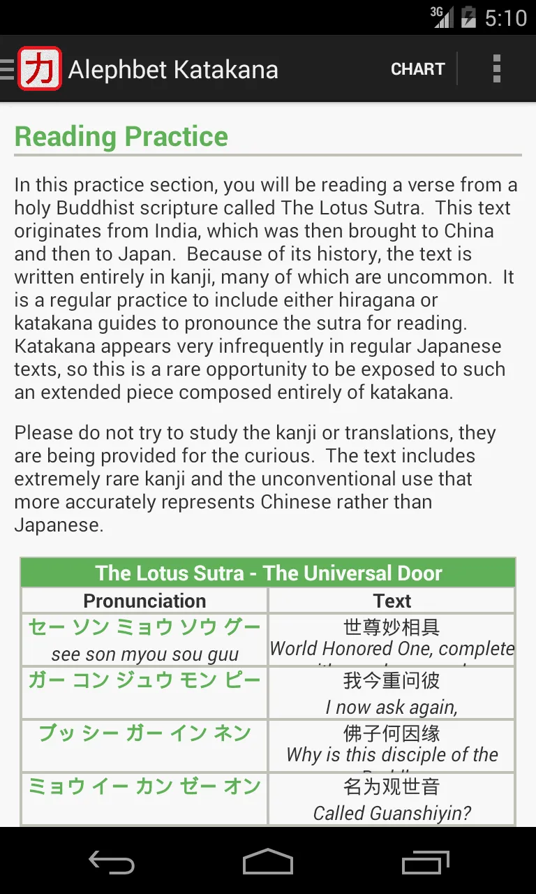 Katakana - Read and Write | Indus Appstore | Screenshot