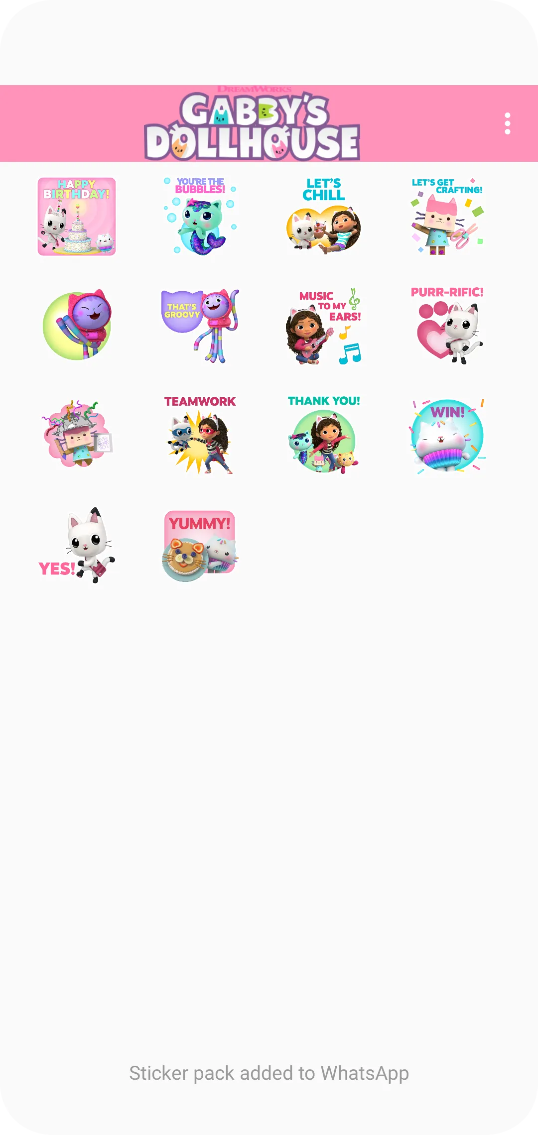 Gabby's Dollhouse Stickers | Indus Appstore | Screenshot