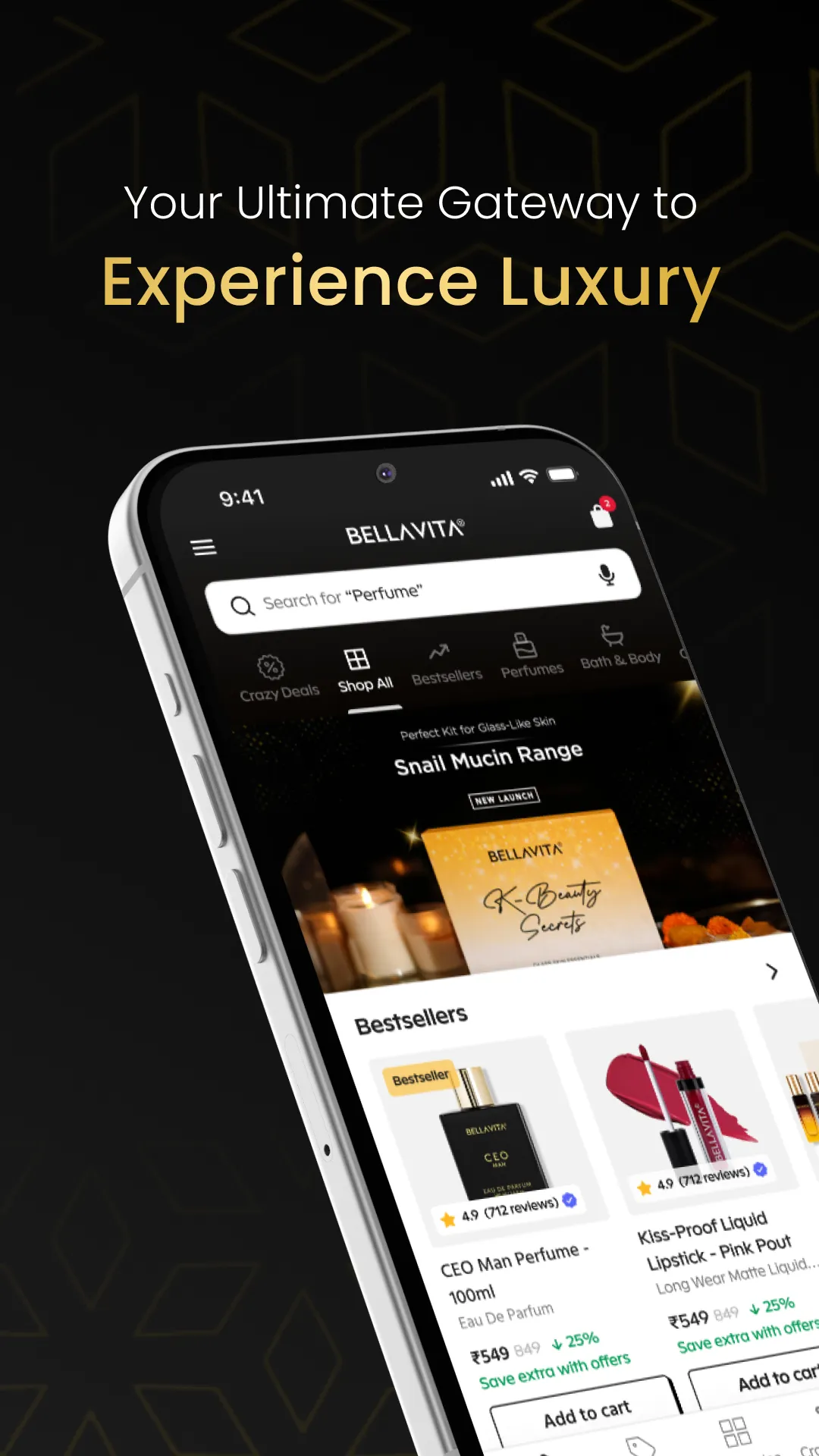 BELLAVITA:Perfume Shopping App | Indus Appstore | Screenshot