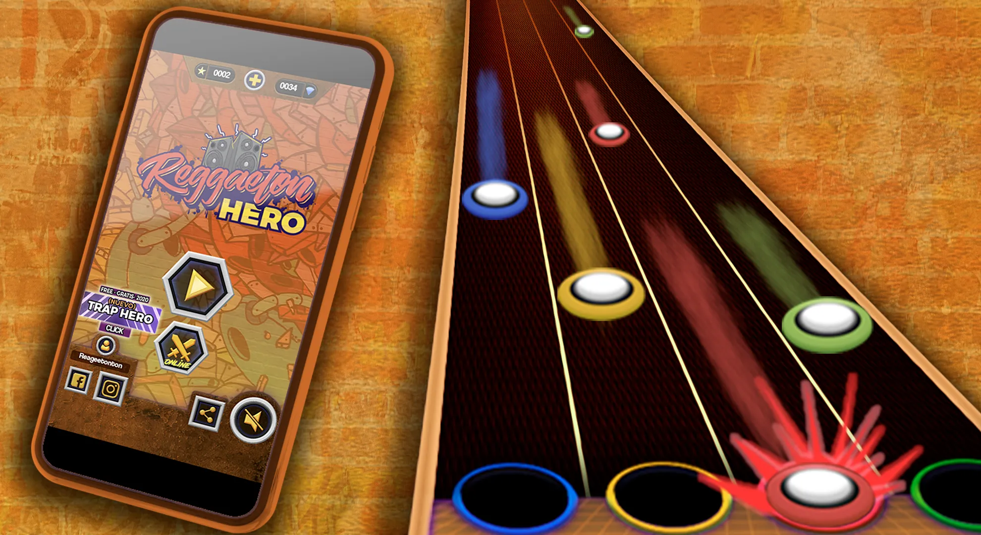 Reggaeton - Guitar Hero Game | Indus Appstore | Screenshot