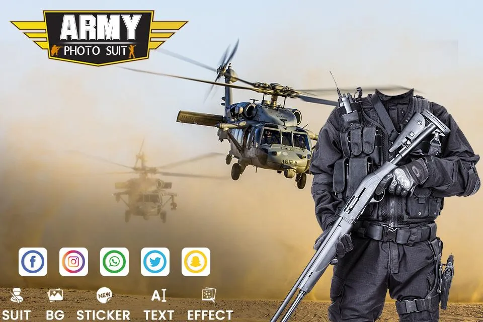 Army Photo Suit Editor | Indus Appstore | Screenshot