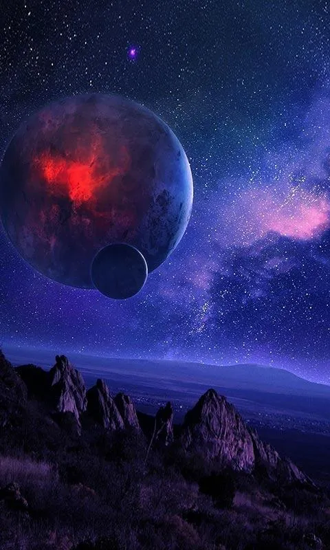 Alien Worlds Live Wallpaper | Indus Appstore | Screenshot