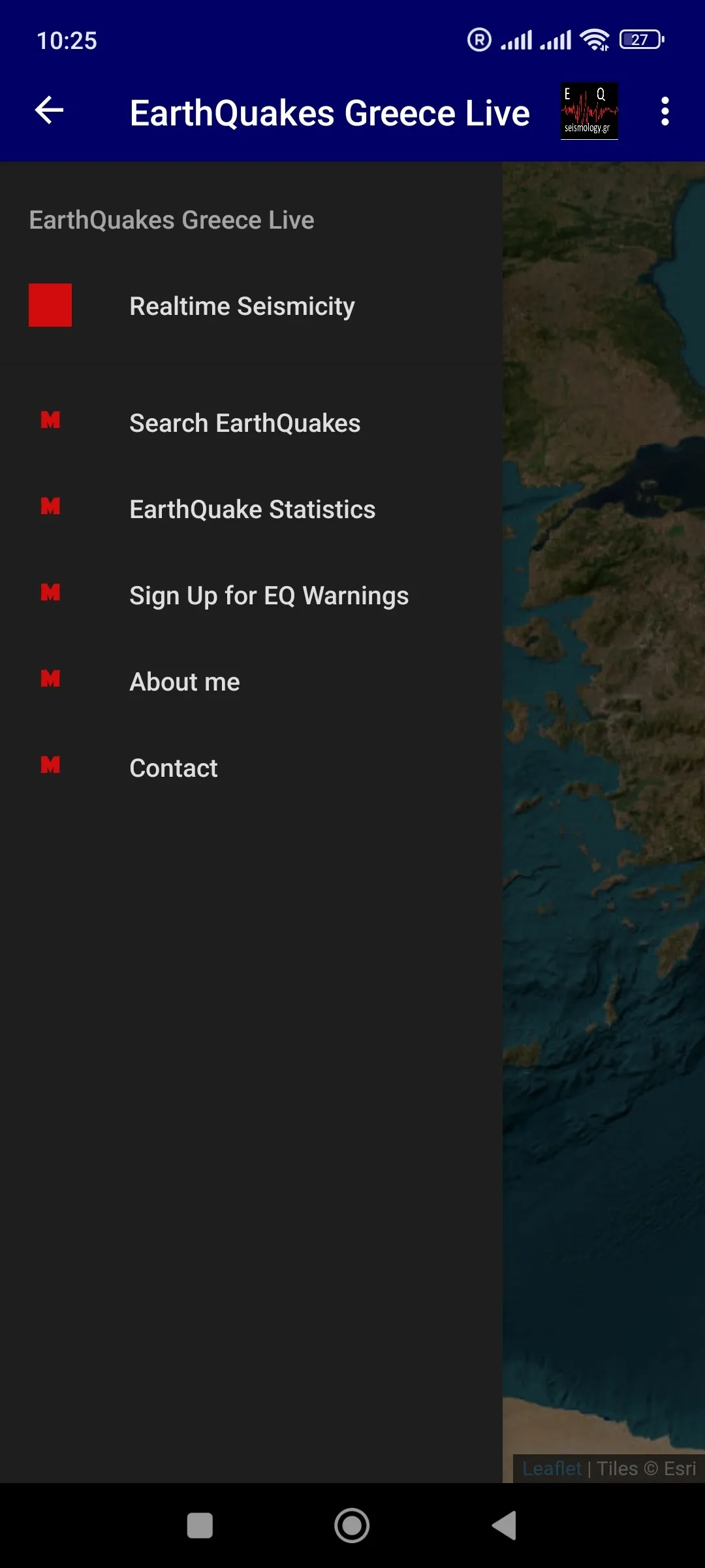 EarthQuakes Greece | Indus Appstore | Screenshot