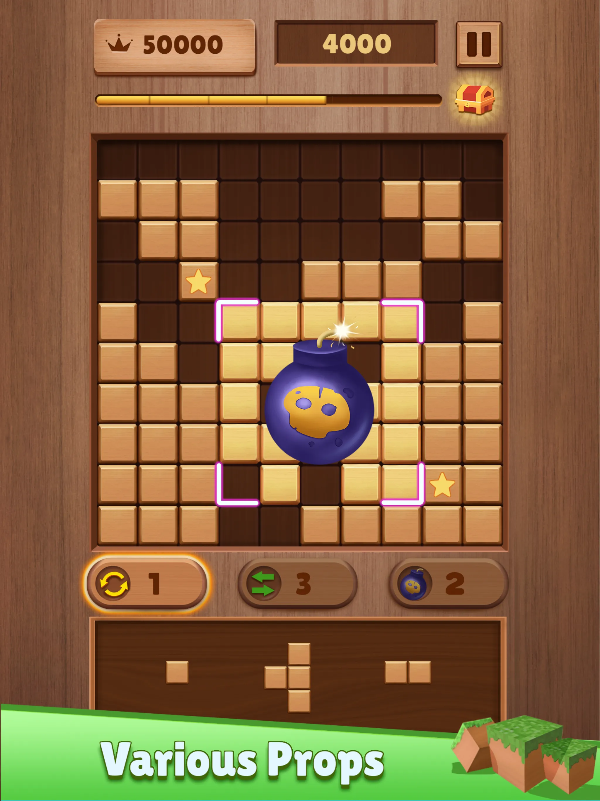 Wood Block Puzzle | Indus Appstore | Screenshot