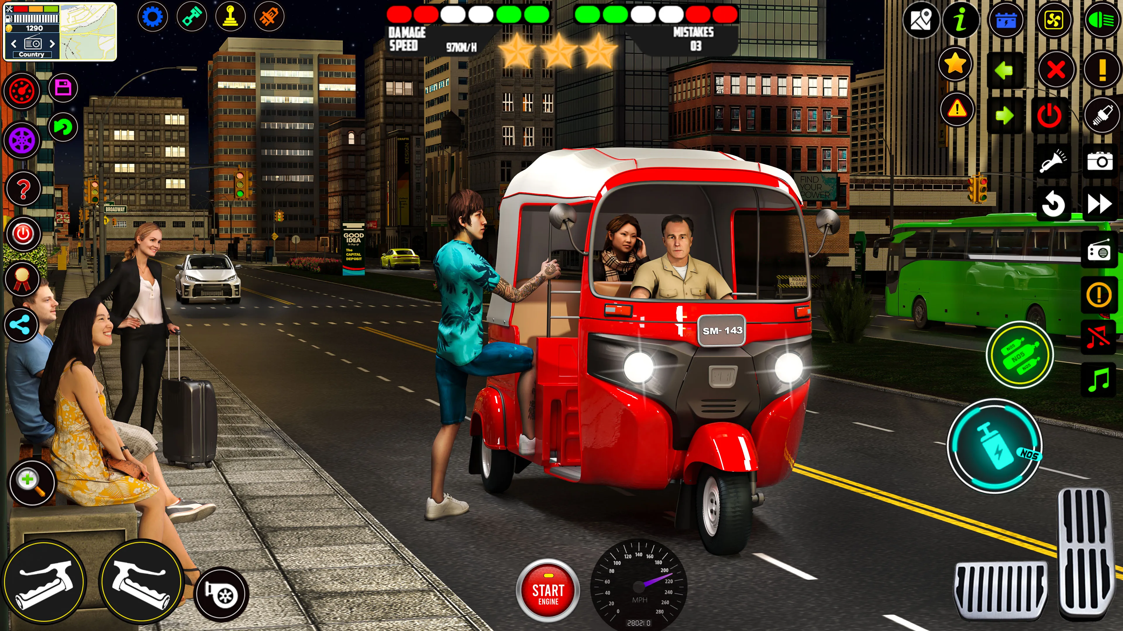 City Rickshaw Driving Games 3D | Indus Appstore | Screenshot