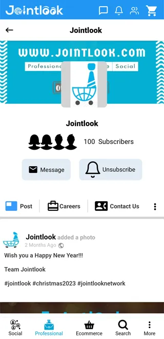 Jointlook: Connect|Jobs|Shop | Indus Appstore | Screenshot
