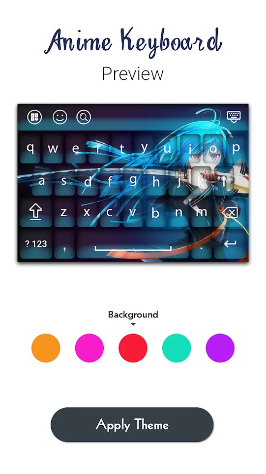 Keyboard - Anime Keyboard | Indus Appstore | Screenshot