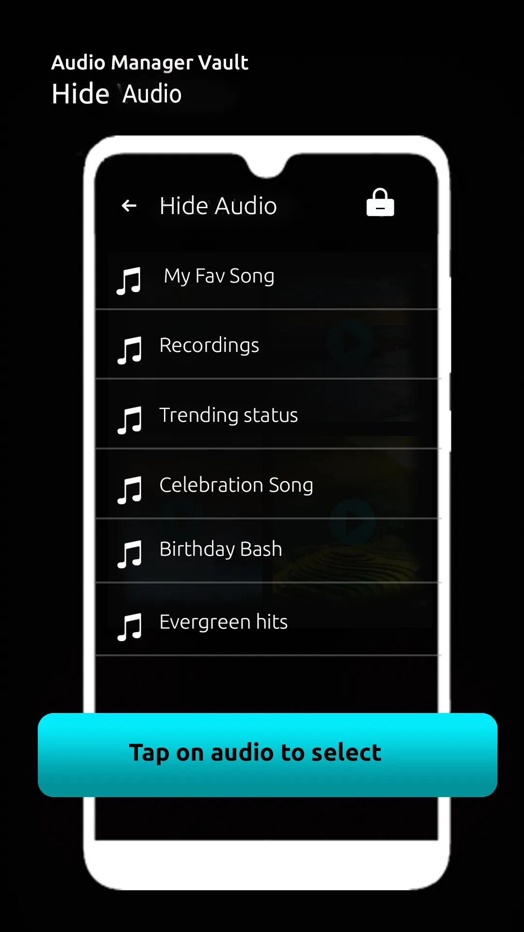 Audio Manager: Hide photo | Indus Appstore | Screenshot