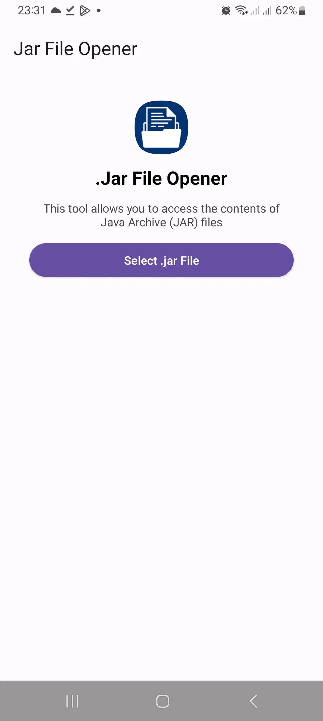 Jar File Opener | Indus Appstore | Screenshot