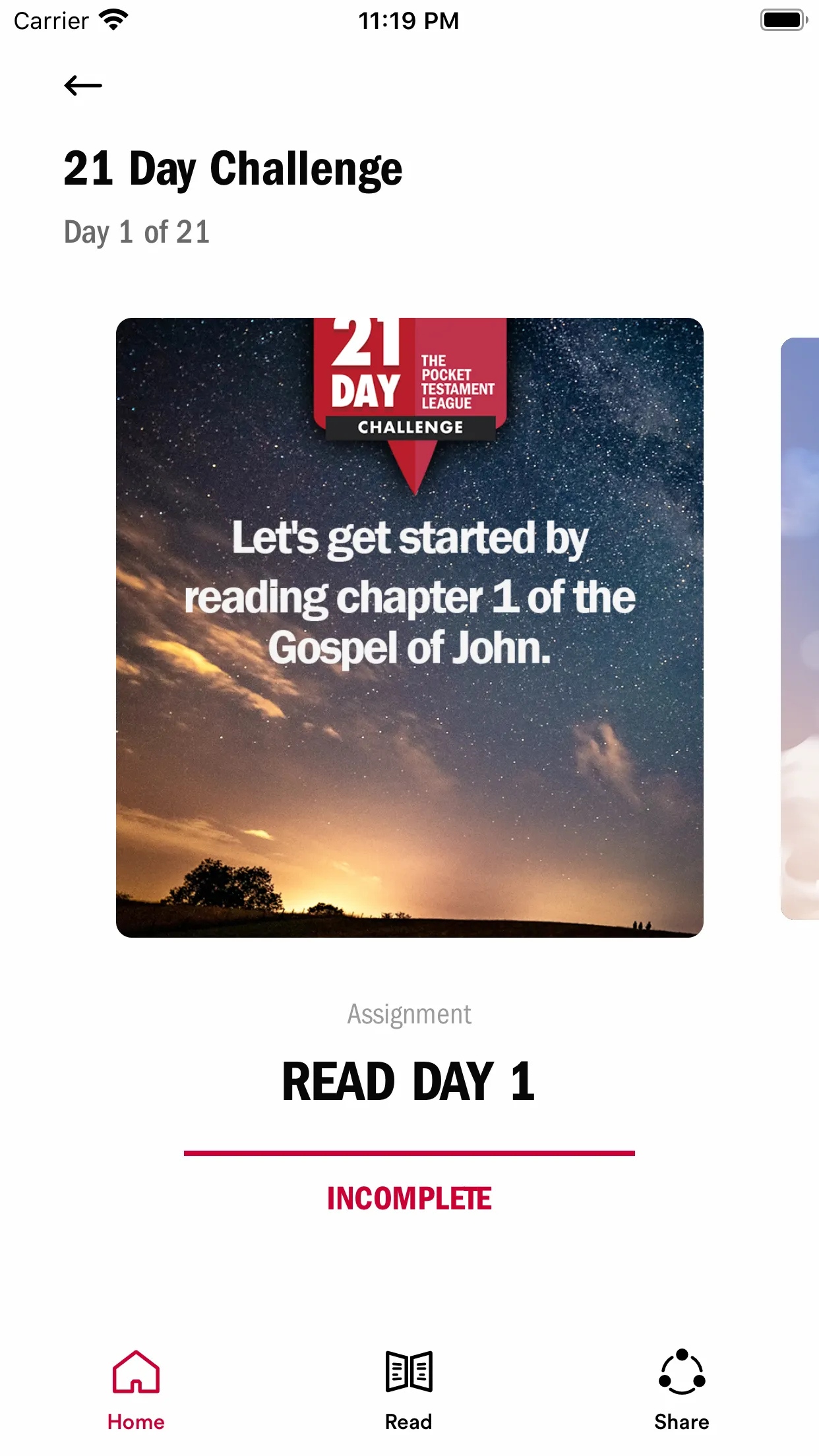 Read Carry Share | Indus Appstore | Screenshot