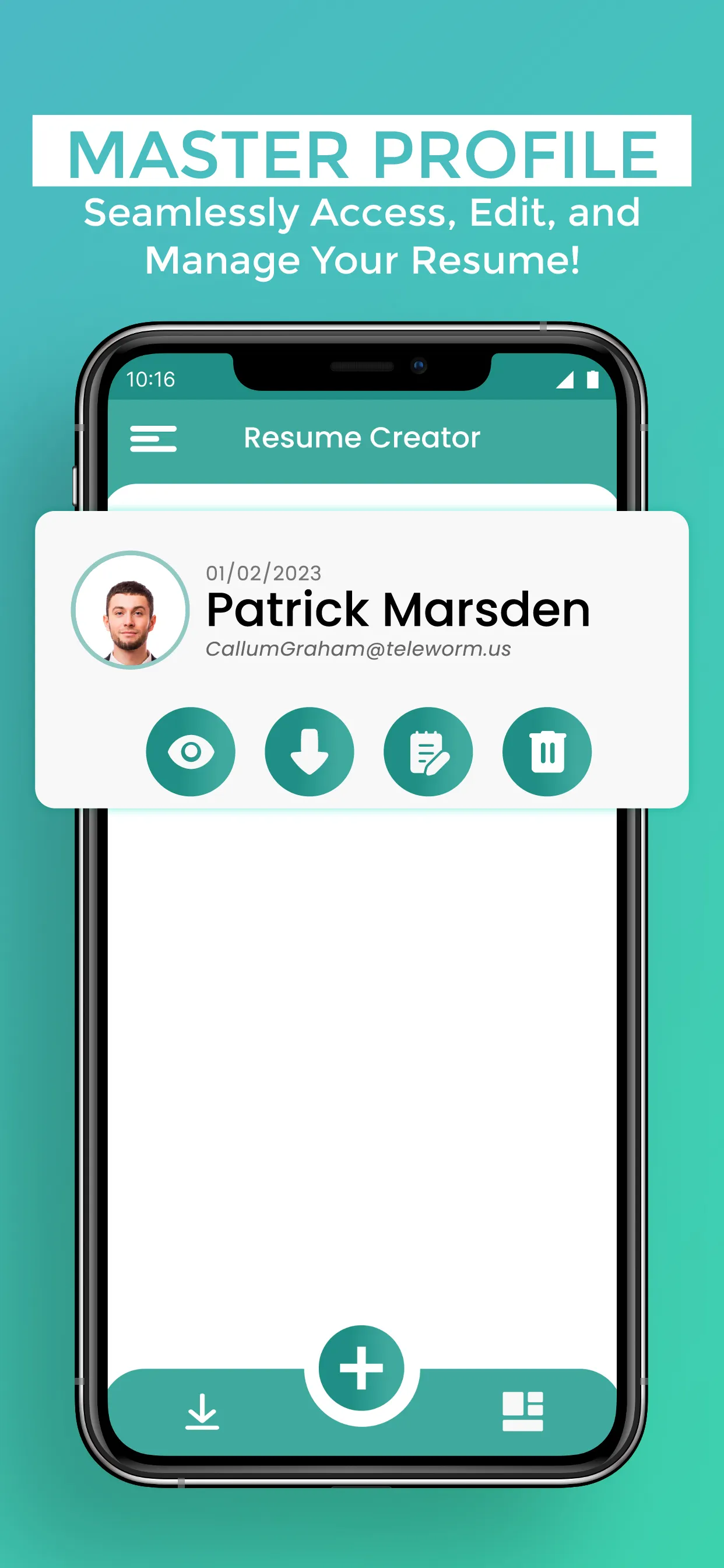 Resume Builder - PDF CV Maker | Indus Appstore | Screenshot