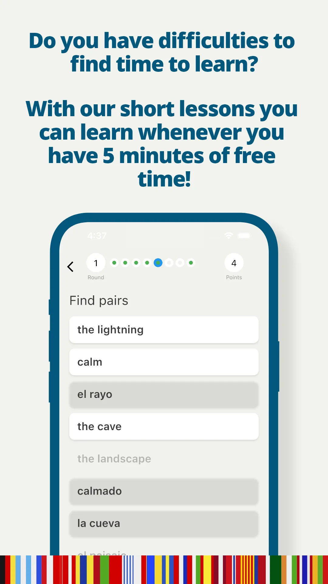 Qlango: Learn 45 languages | Indus Appstore | Screenshot