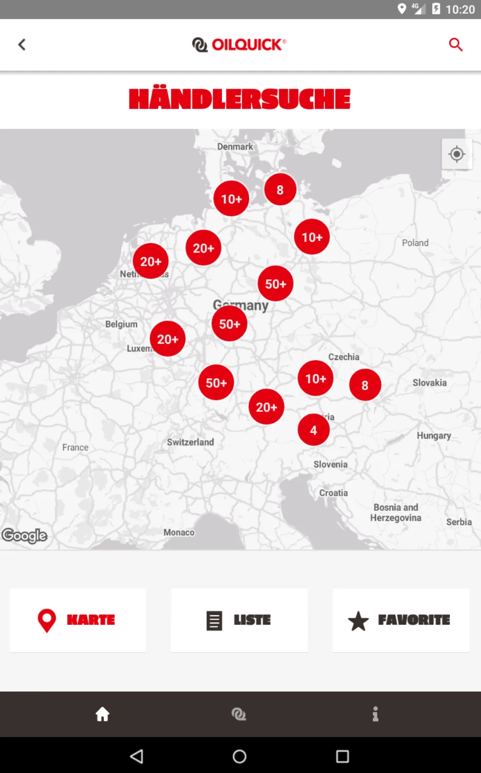 OilQuick: Der digitale Helfer | Indus Appstore | Screenshot