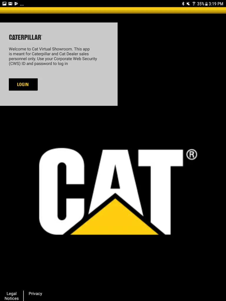 Cat® Virtual Showroom | Indus Appstore | Screenshot