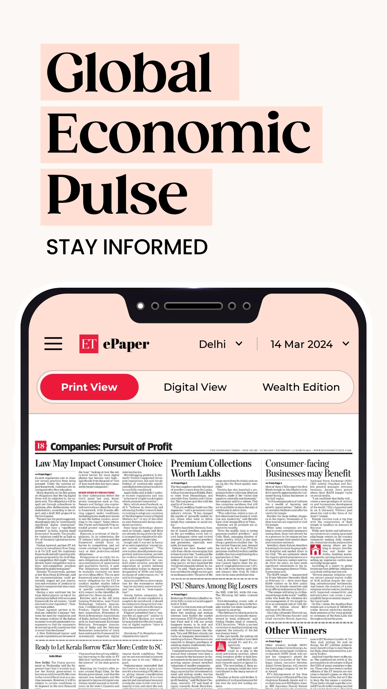 Economic Times Newspaper App | Indus Appstore | Screenshot