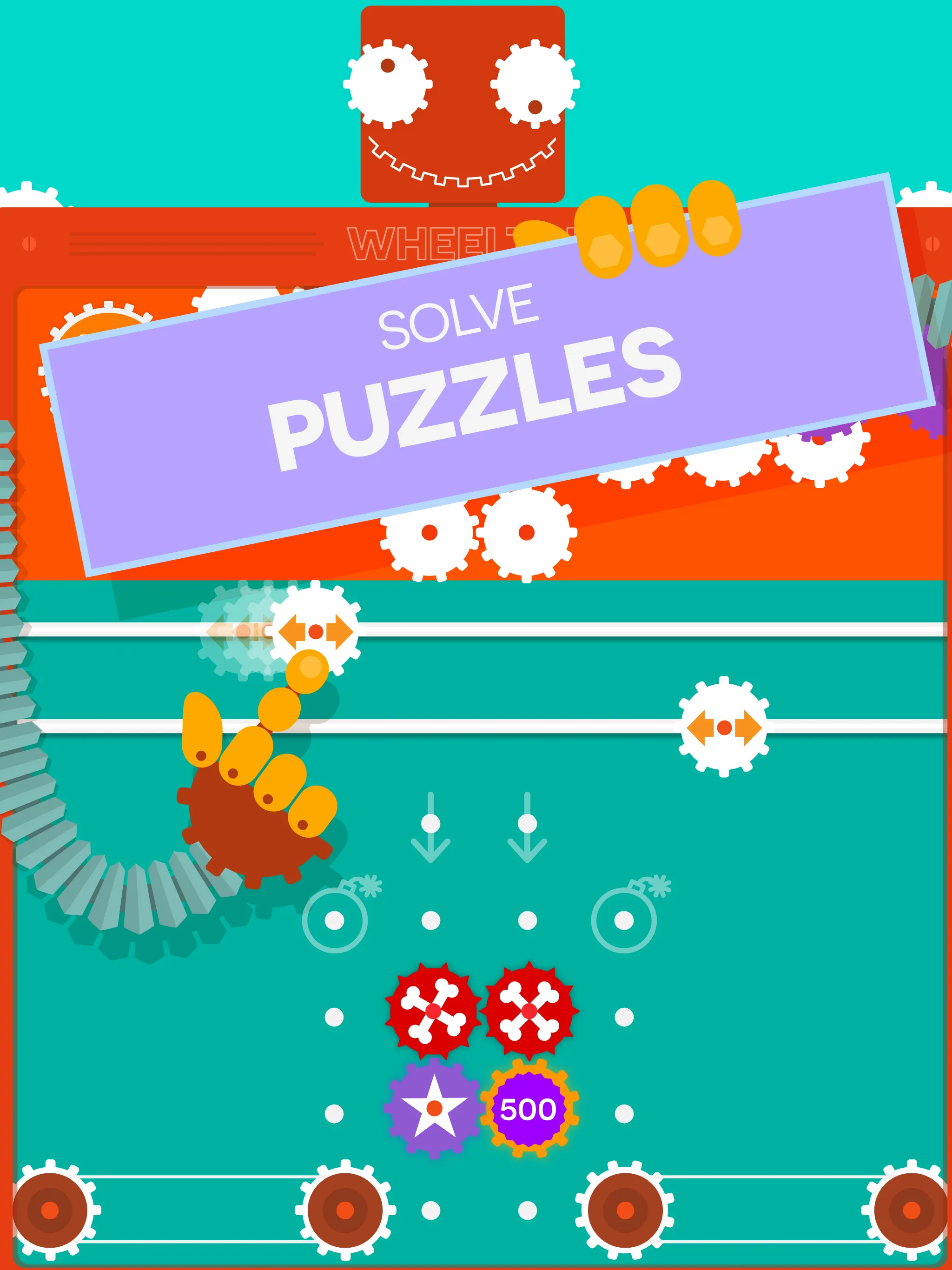 Wheeltris. Original puzzle | Indus Appstore | Screenshot