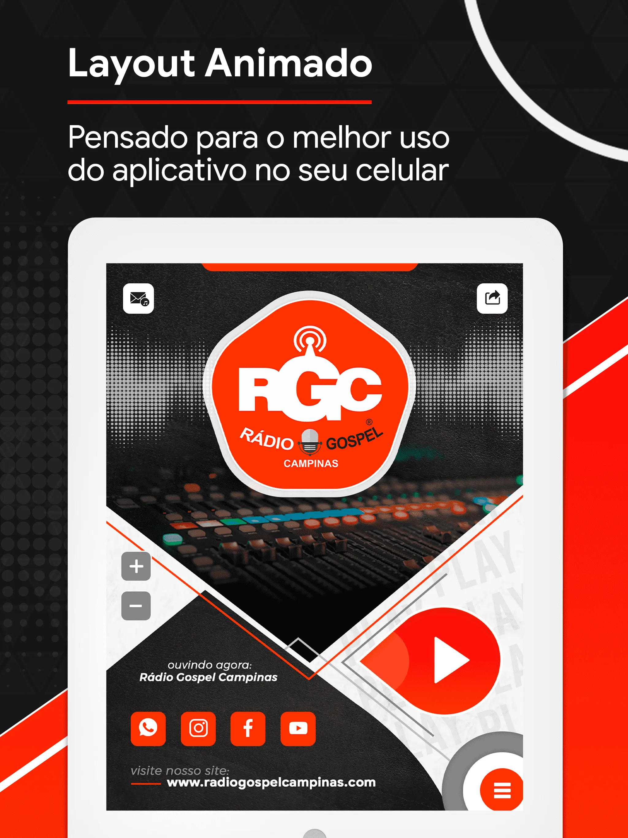 Rádio Gospel Campinas | Indus Appstore | Screenshot