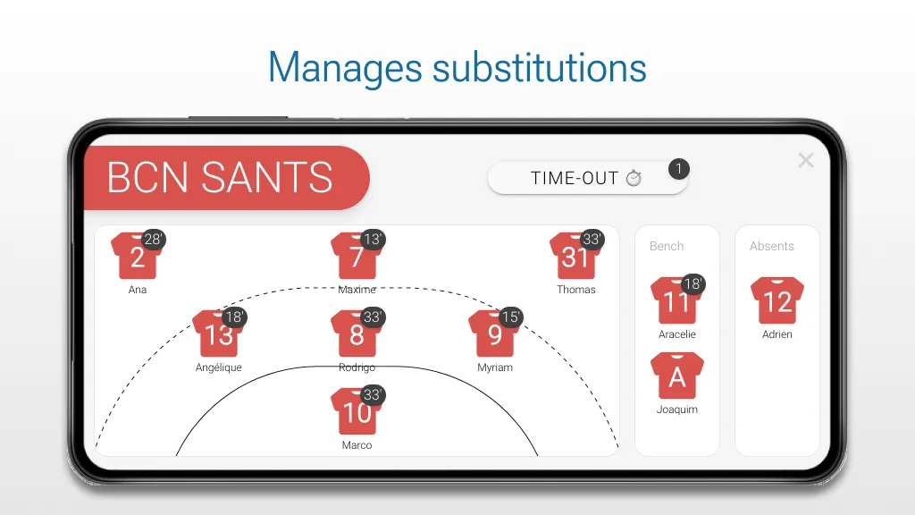 Handball Scoreboard | Indus Appstore | Screenshot