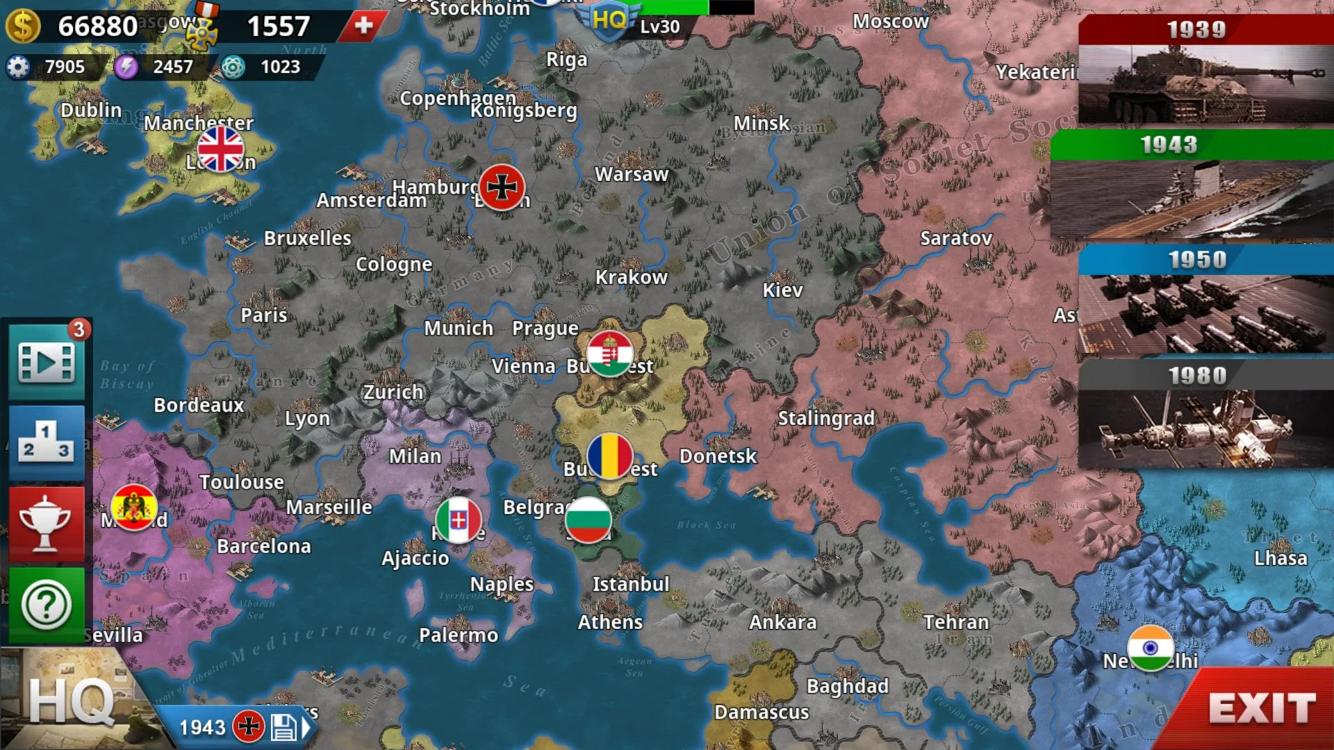 World Conqueror 4-WW2 Strategy | Indus Appstore | Screenshot