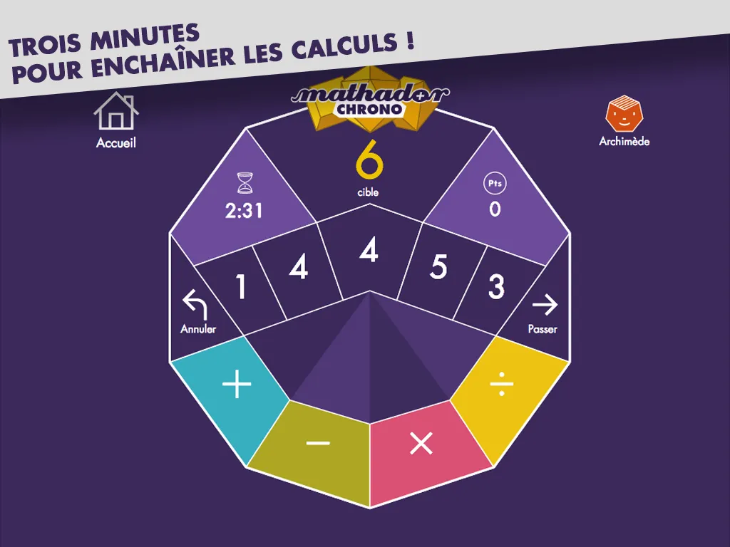 Mathador Classe Chrono | Indus Appstore | Screenshot