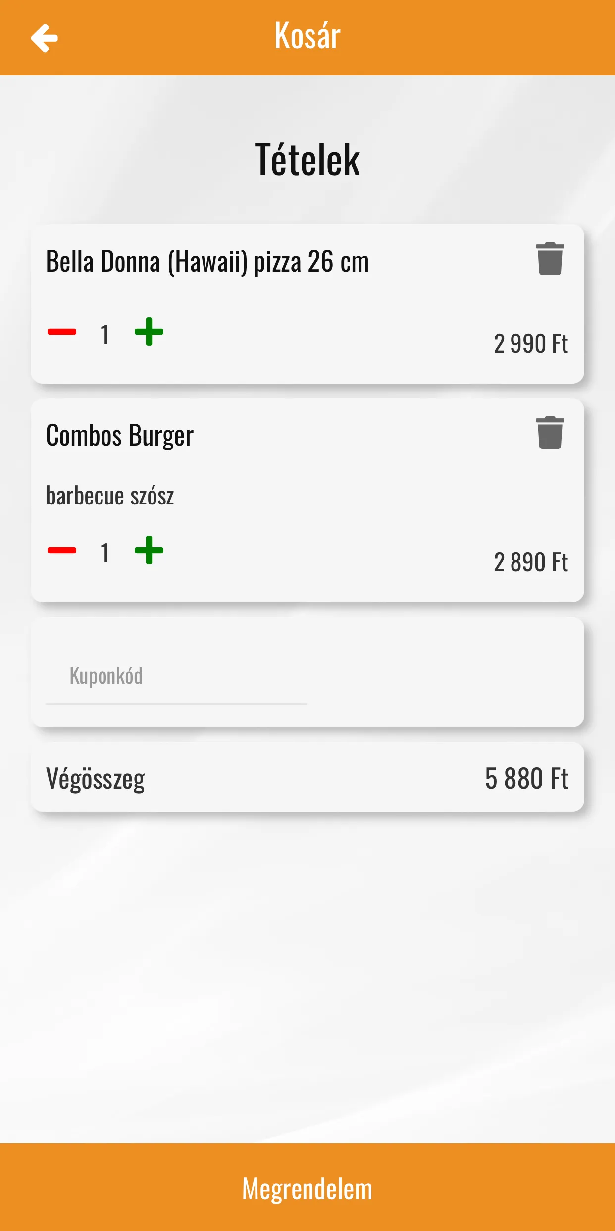 Duó Ételbár és Pizzéria | Indus Appstore | Screenshot