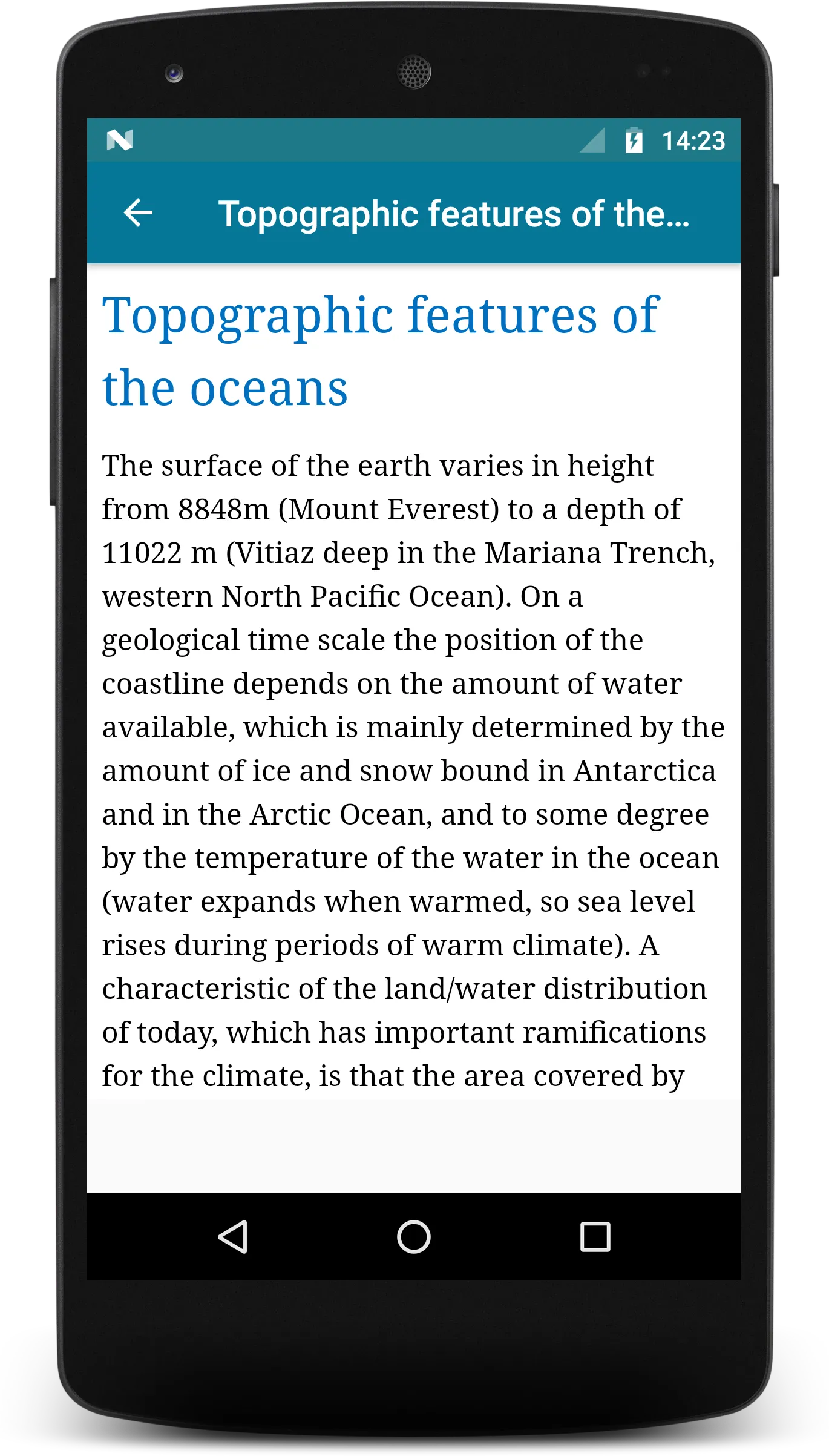 Oceanography | Indus Appstore | Screenshot