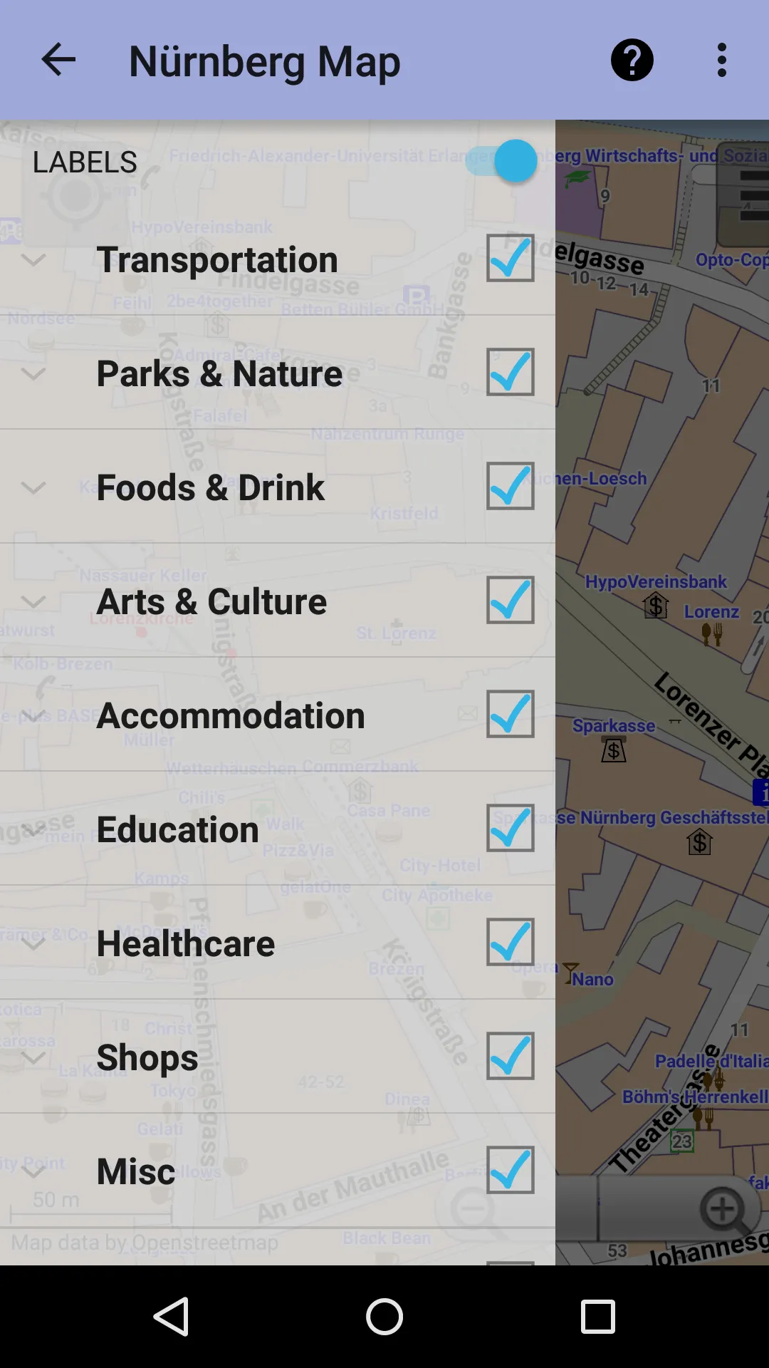 Nuremberg City Map Lite | Indus Appstore | Screenshot