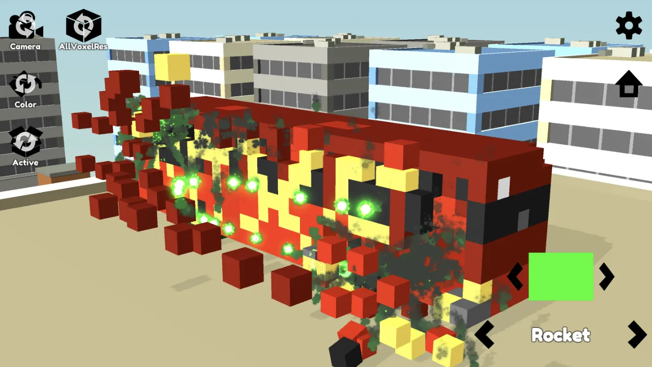 Voxel Car Breaker | Indus Appstore | Screenshot