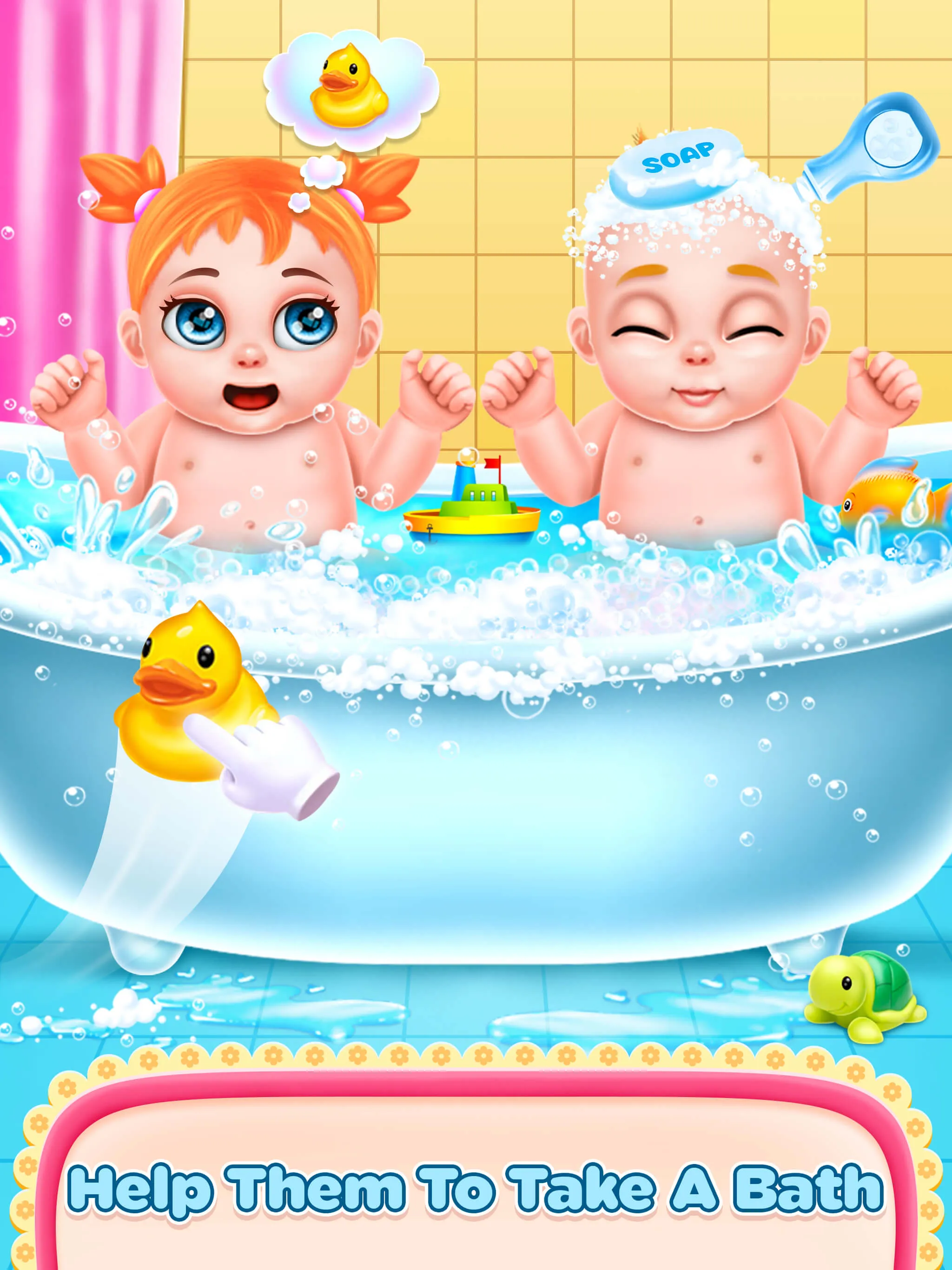 Twin Baby Care Game | Indus Appstore | Screenshot