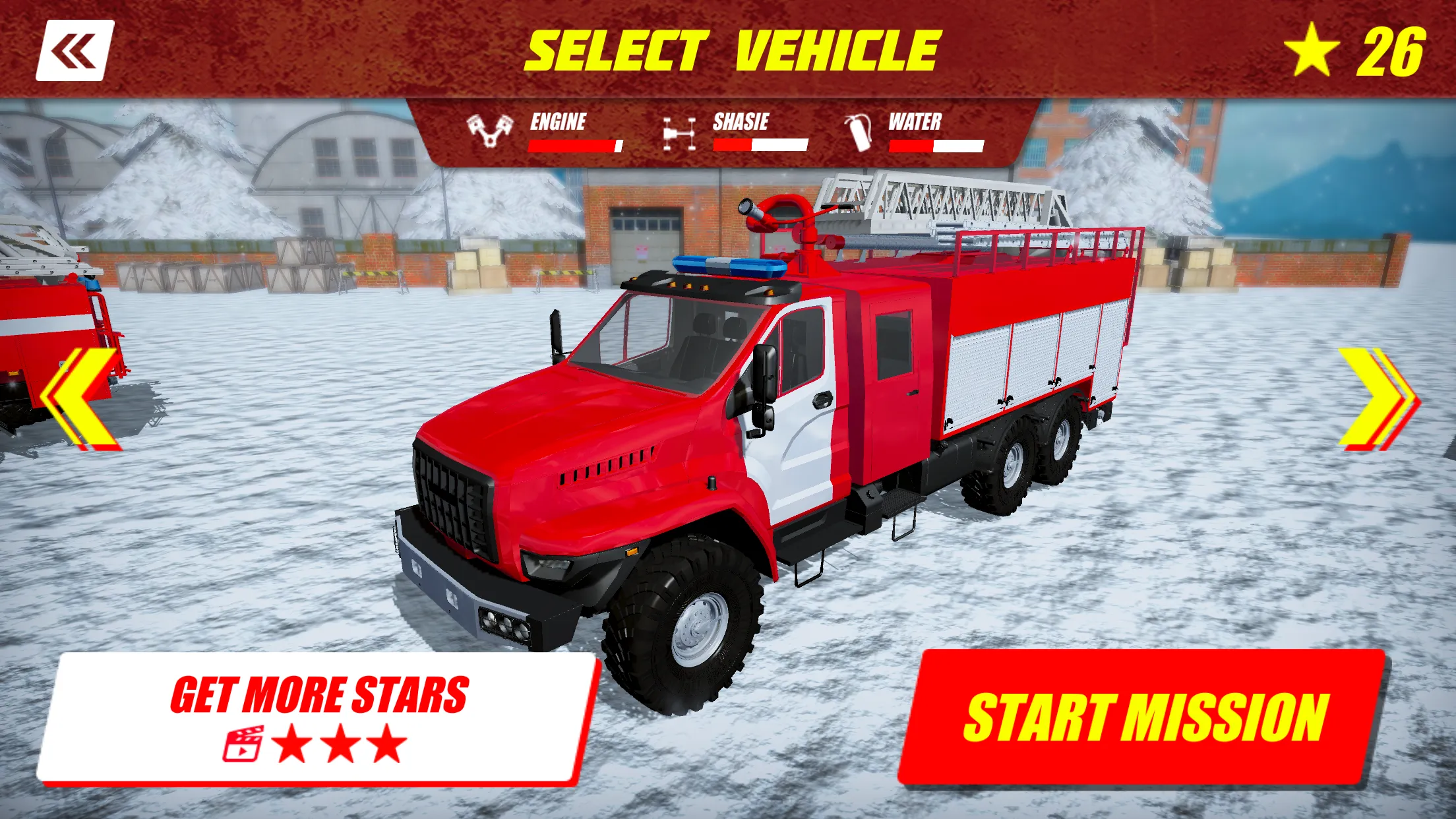 USSR Winter Rescue Fire Trucks | Indus Appstore | Screenshot