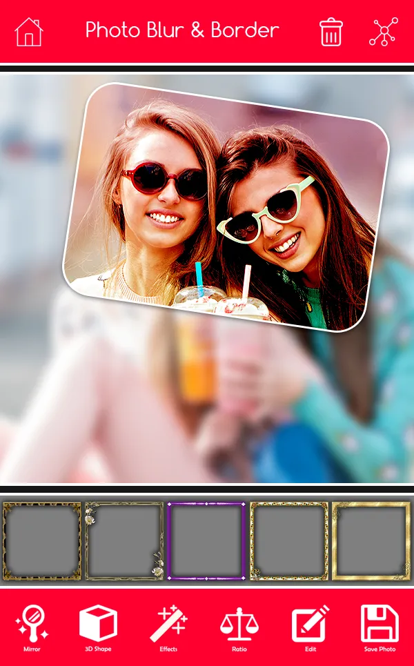 3D Mirror Photo Collage Editor | Indus Appstore | Screenshot