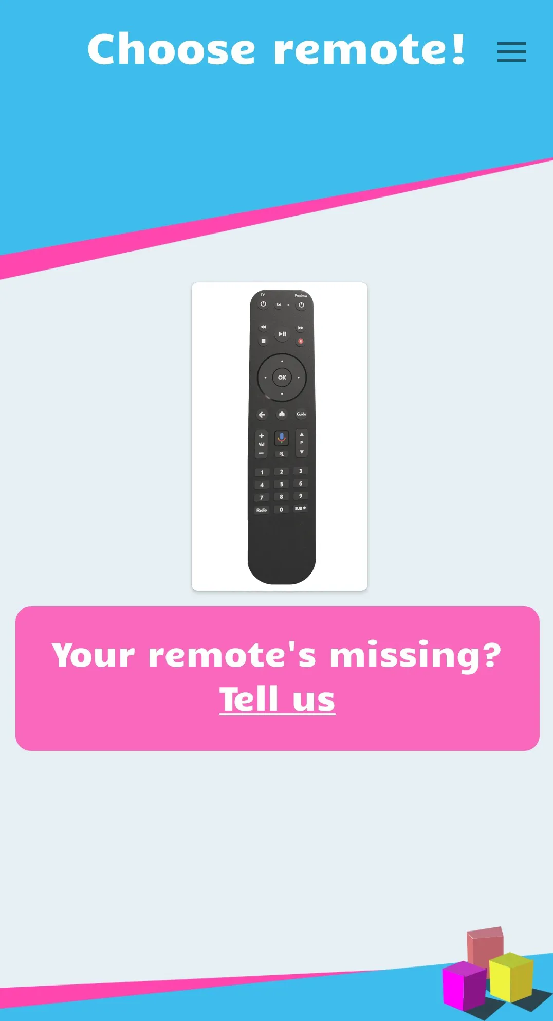 Remote control for Proximus TV | Indus Appstore | Screenshot